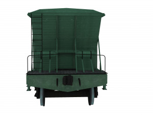 Railway Hopper Car Modello 3D