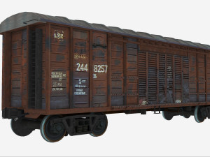 Boxcars 3D Model