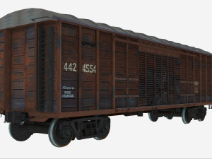 Boxcars 3D Model