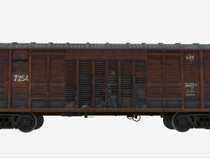 Boxcars 3D Model