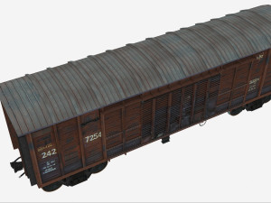 Boxcars 3D Model