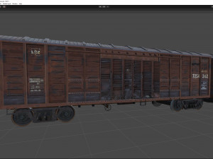 Boxcars 3D Model