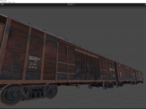Boxcars 3D Model