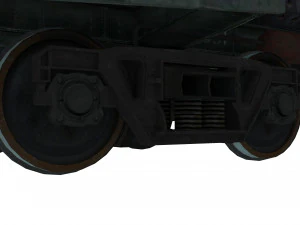 Railway Oil Tank 3D Model