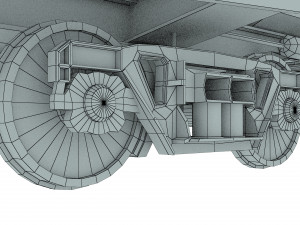 Railway Oil Tank 3D Model