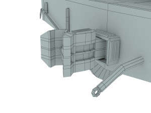 Railway Oil Tank 3D Model
