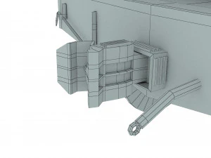 Railway Oil Tank 3D Model