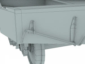 Railway Oil Tank 3D Model