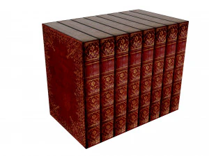 Biblioteca de estante de livros Modelo 3D