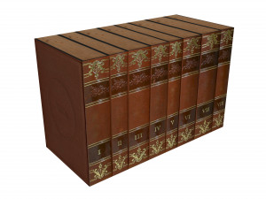 Bookshelf Bookcase Library Modèle 3D