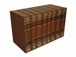 Biblioteca de estante de livros Modelo 3D
