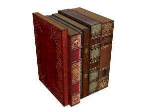 Bookshelf Bookcase Library Modèle 3D