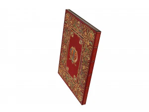 Biblioteca de estante de livros Modelo 3D
