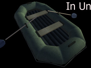Inflatable Rubber Boat 3D 模型