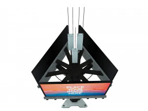 Tabellone per le affissioni invecchiato futuristico Modello 3D