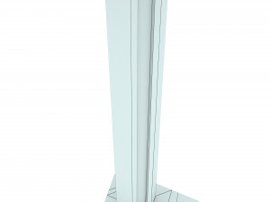 Futuristic Aged Billboard 3D-Modell