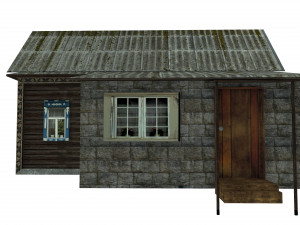 Old wooden house 3Dモデル