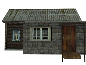 Old wooden house 3D Model