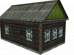 Old wooden house 3Dモデル
