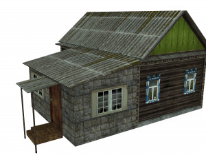 Old wooden house 3Dモデル