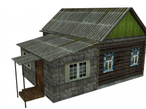 Old wooden house 3D Model