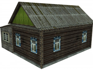 Old wooden house 3Dモデル