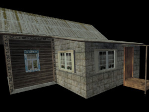 Old wooden house 3Dモデル