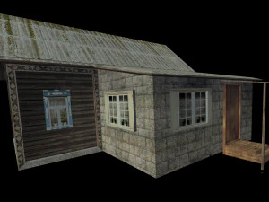 Old wooden house 3D Model