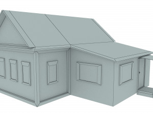 Old wooden house 3Dモデル