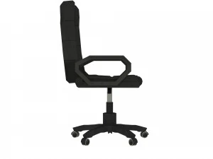 Desktop Computer Table and Chair 3D Model