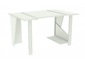Desktop Computer Table and Chair 3D Model