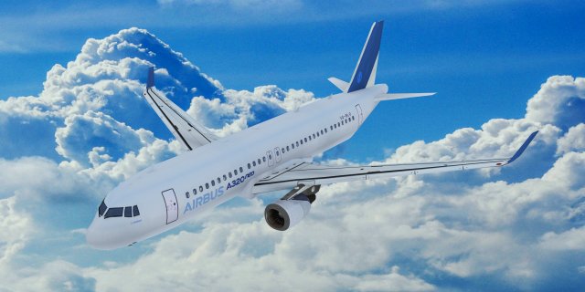 Airbus A320 Modello 3D .c4d .max .obj .3ds .fbx .stl .blend 