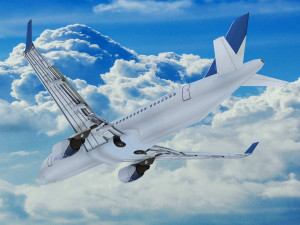 Airbus A320 Modello 3D