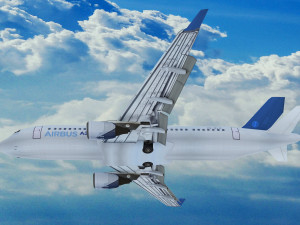 Airbus A320 Modello 3D