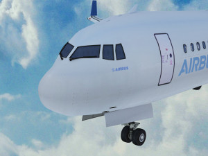 Airbus A320 Modello 3D