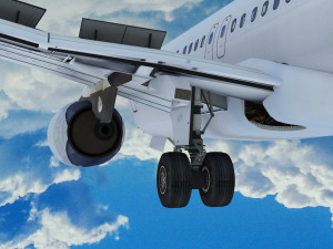 Airbus A320 Modello 3D