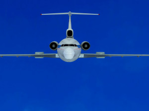 Tupolev Tu-154 airplane 3D Model