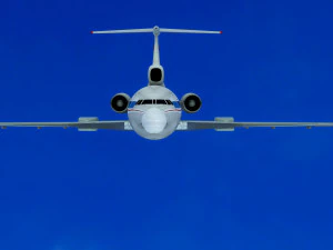Tupolev Tu-154 airplane 3D Model