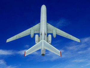 Tupolev Tu-154 airplane 3D Model