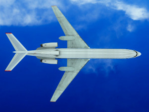 Tupolev Tu-154 airplane 3D Model
