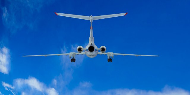 Tupolev Tu-154 airplane 3D Model in Transport 3DExport