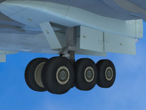 Tupolev Tu-154 airplane 3D Model