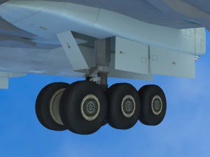 Tupolev Tu-154 airplane 3D Model