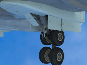 Tupolev Tu-154 airplane 3D Model