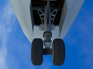 Tupolev Tu-154 airplane 3D Model