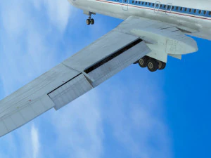 Tupolev Tu-154 airplane 3D Model