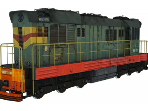 Treno ChME3 Modello 3D