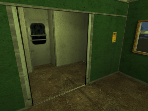 Old commuter train interior Modelo 3D
