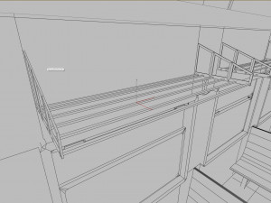 Old commuter train interior Modelo 3D