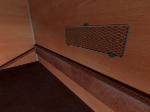 Train interior Model 3D